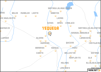 map of Yéqueda