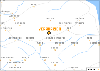 map of Yerakárion