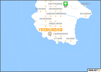 map of Yerakiánika