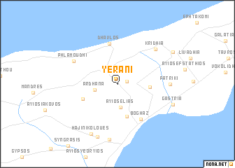 map of Yerani