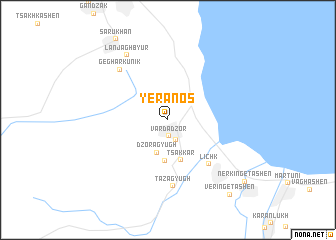 map of Yeranos