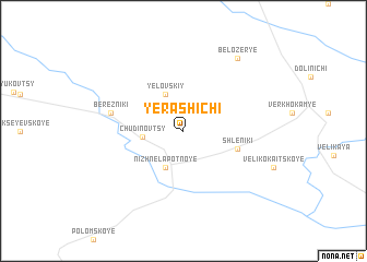 map of Yerashichi