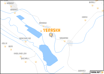 map of Yeraskh