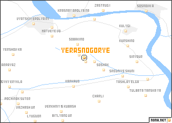 map of Yerasnogor\