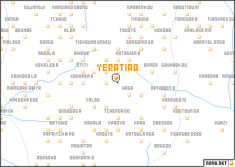 map of Yeratiao