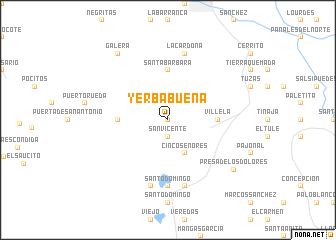 map of Yerbabuena