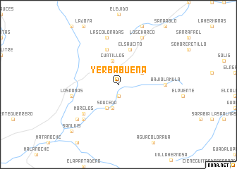 map of Yerbabuena