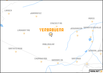 map of Yerbabuena