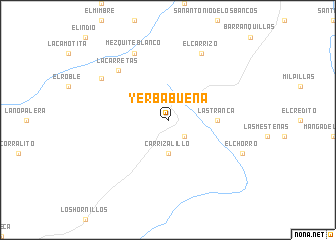 map of Yerbabuena