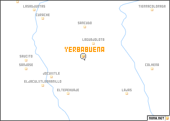 map of Yerbabuena