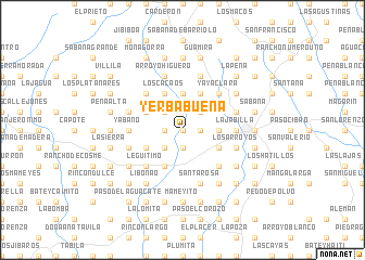 map of Yerbabuena