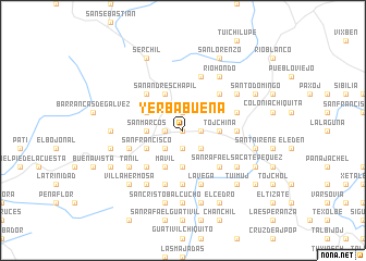 map of Yerbabuena