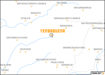 map of Yerbabuena