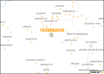 map of Yerbabuena