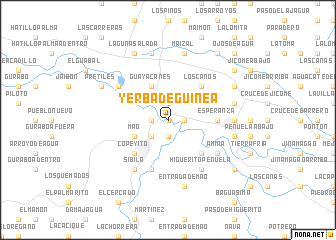 map of Yerba de Guinea