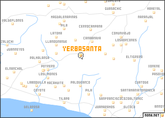 map of Yerbasanta