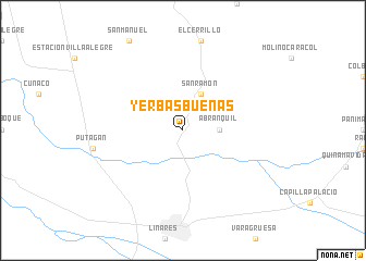 map of Yerbas Buenas