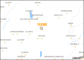 map of Yerba