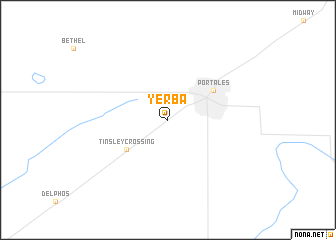 map of Yerba