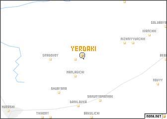 map of Yerdaki