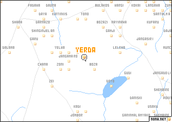 map of Yerda