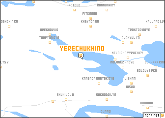 map of Yerechukhino