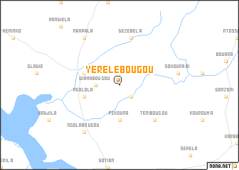 map of Yérélébougou