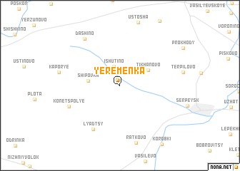 map of Yerëmenka