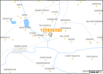 map of Yerëmenok