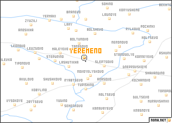 map of Yerëmeno