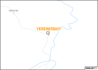 map of Yeremenskiy