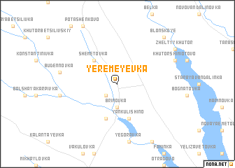 map of Yeremeyevka