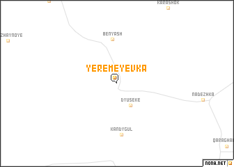 map of Yeremeyevka