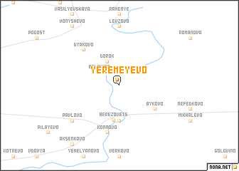 map of Yeremeyevo