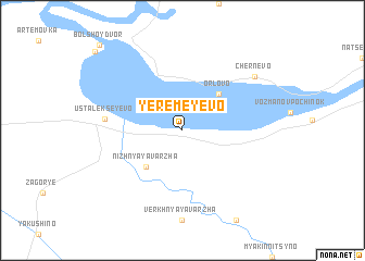 map of Yeremeyevo