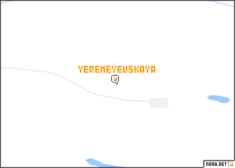 map of Yeremeyevskaya