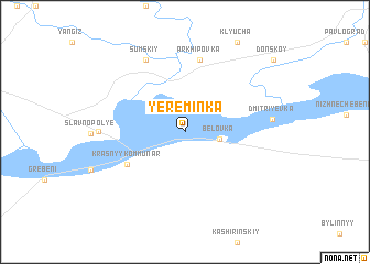 map of Yerëminka