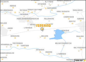 map of Yerëmino