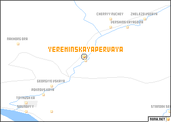 map of Yerëminskaya Pervaya