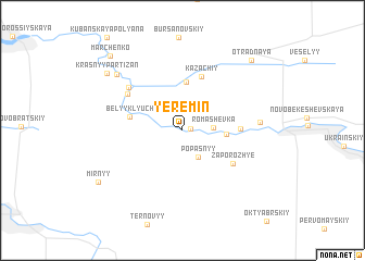 map of Yerëmin