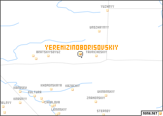 map of Yeremizino-Borisovskiy