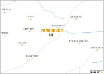 map of Yerëmovka