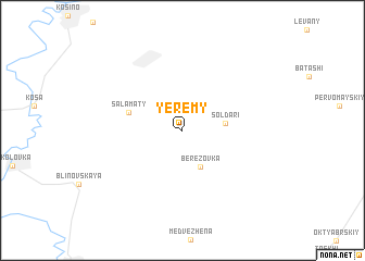 map of Yerëmy