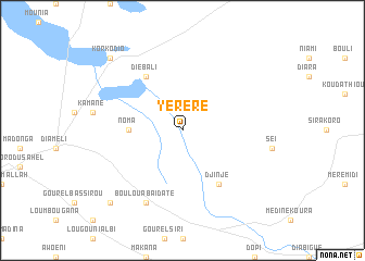 map of Yéréré