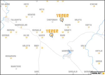 map of Yerer