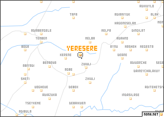 map of Yereserē