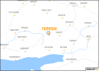 map of Yeresik