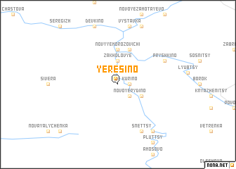 map of Yeresino