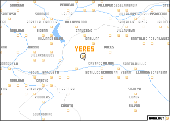 map of Yeres