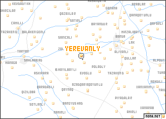 map of Yerevanly